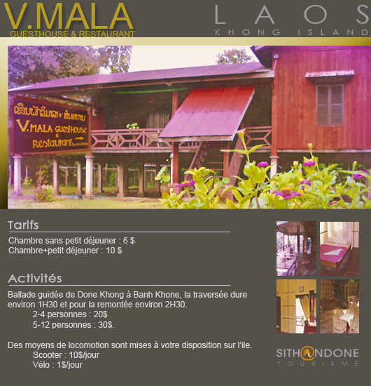 Vmala Guesthouse à Done Khong Vmala GuestHouseVmala Guesthouse à Done Khong